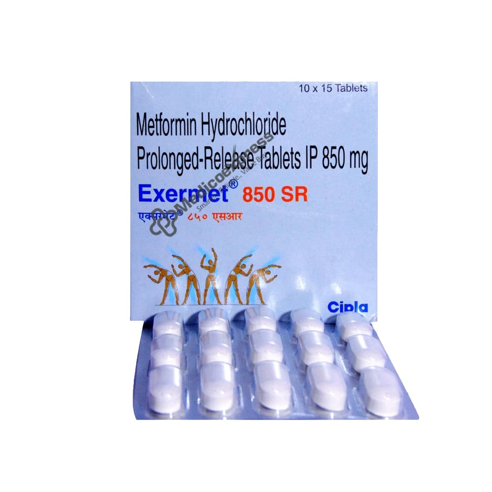 Exermet 850mg SR Tablet 15's