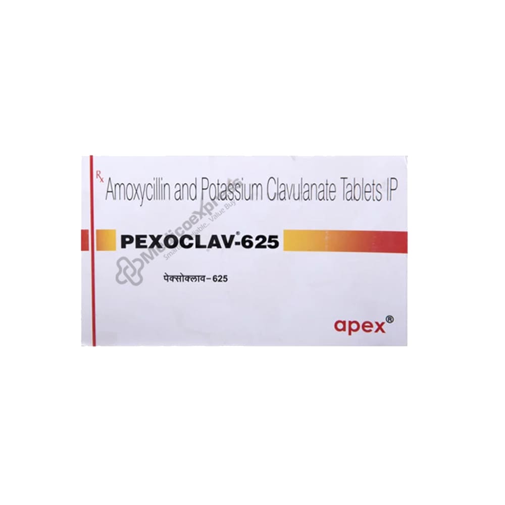 Pexoclav 625 mg Tablet 10's