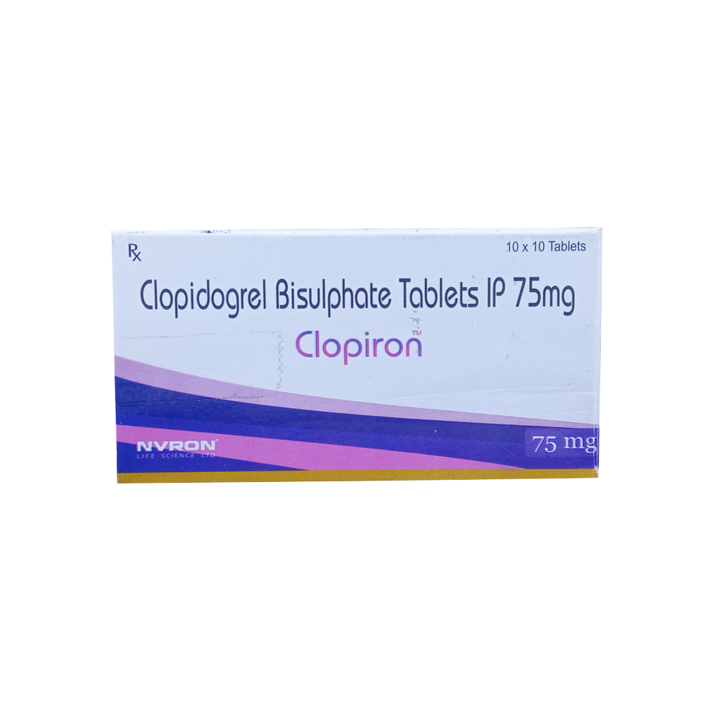 Clopiron 75mg Tablet 10's