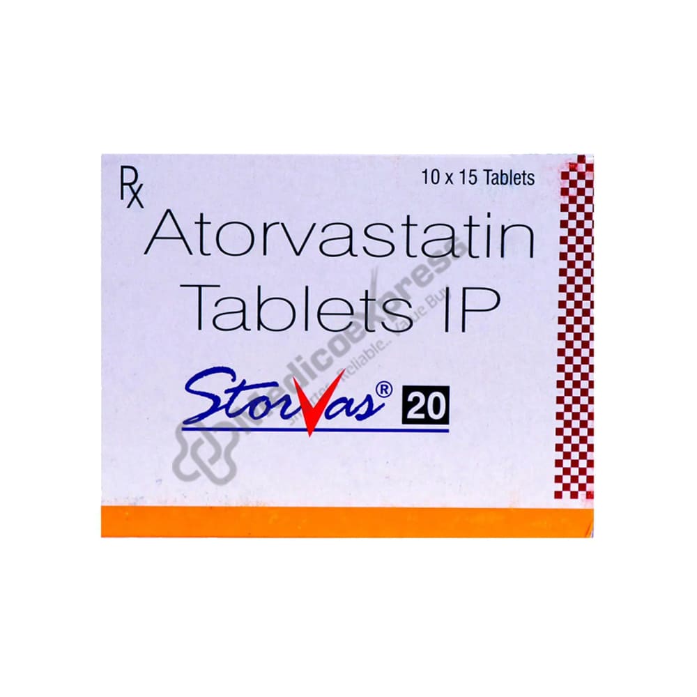 Storvas 20 Tablet 15's