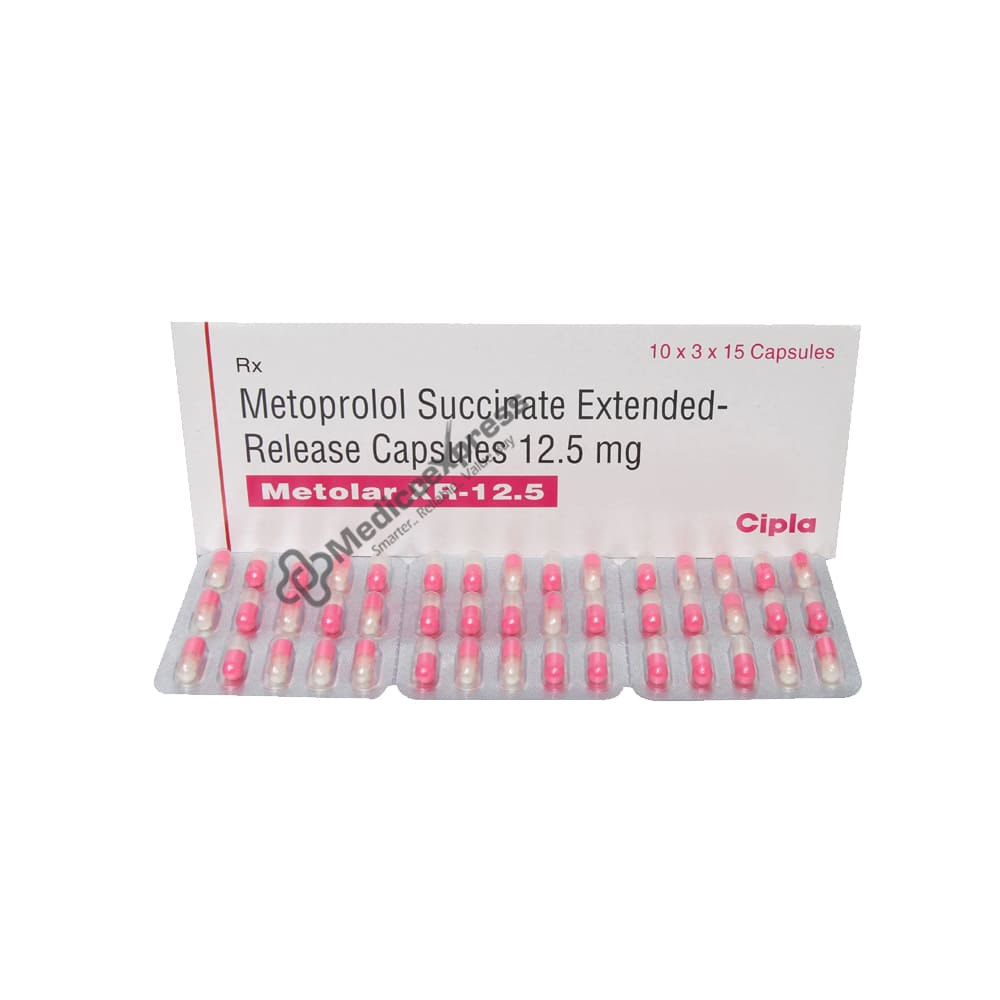 Metolar XR 12.5mg Capsule 15's