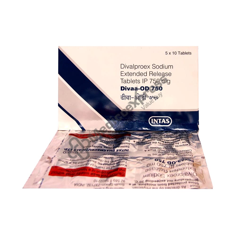 Divaa Od 750 Tablet 10's
