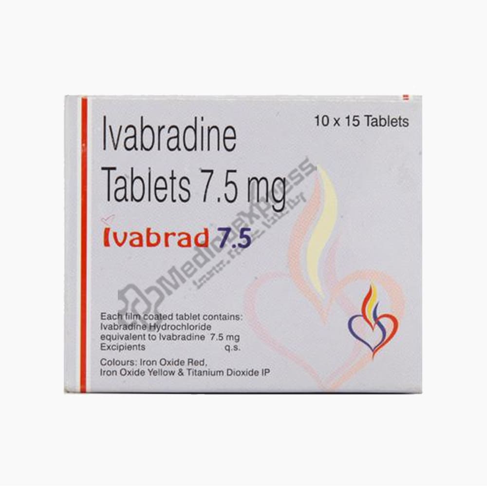 Ivabrad 7.5mg Tablet 15's