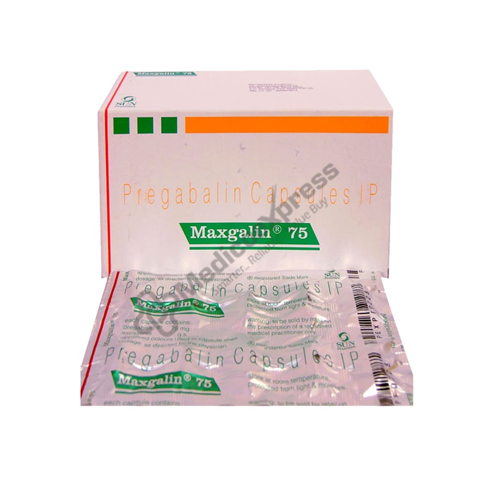Maxgalin 75mg Capsule 10'S