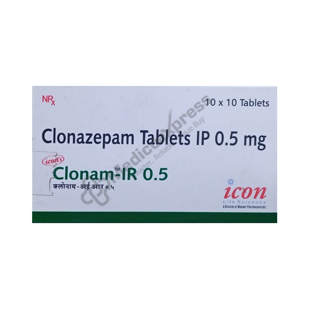 Clonam Ir 0.5mg Tab  
