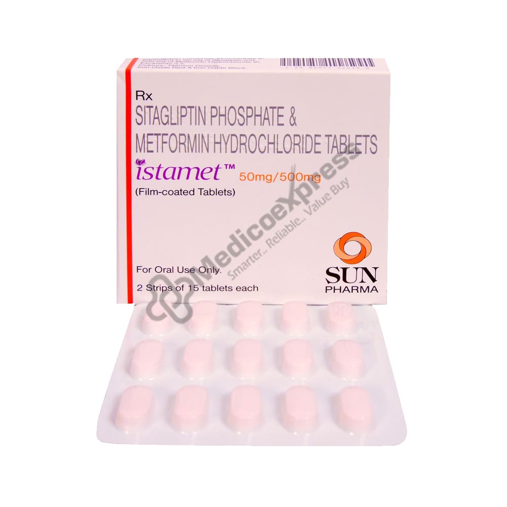 Istamet 50 mg/500 mg Tablet 15's