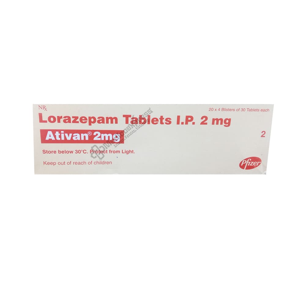 Ativan 2mg Tablet 30's