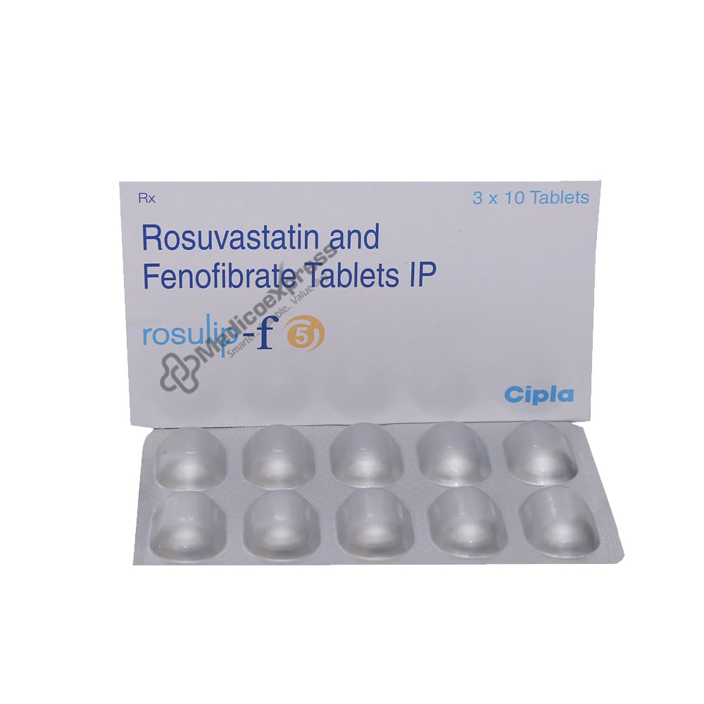 Rosulip F 5 Tablet 10's