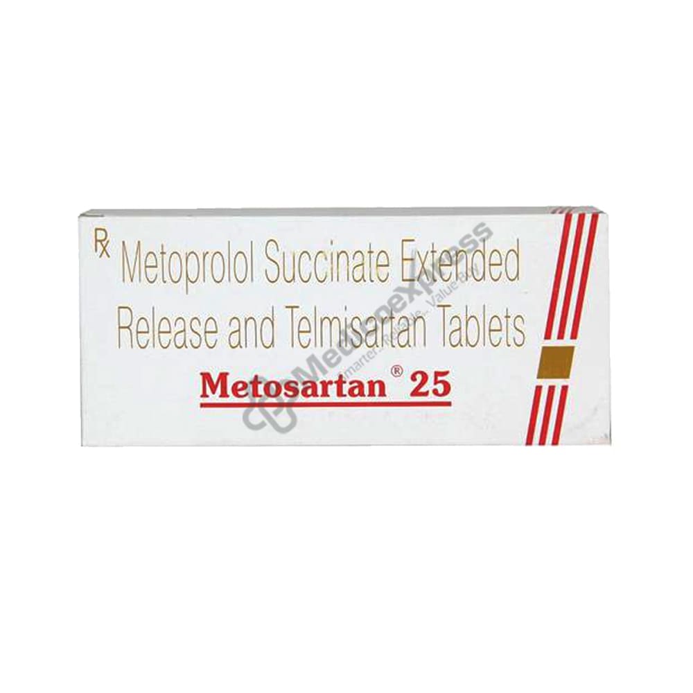 Metosartan 25 Tablet 10's