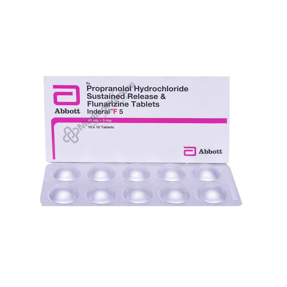 Inderal F 5 Tablet 10's