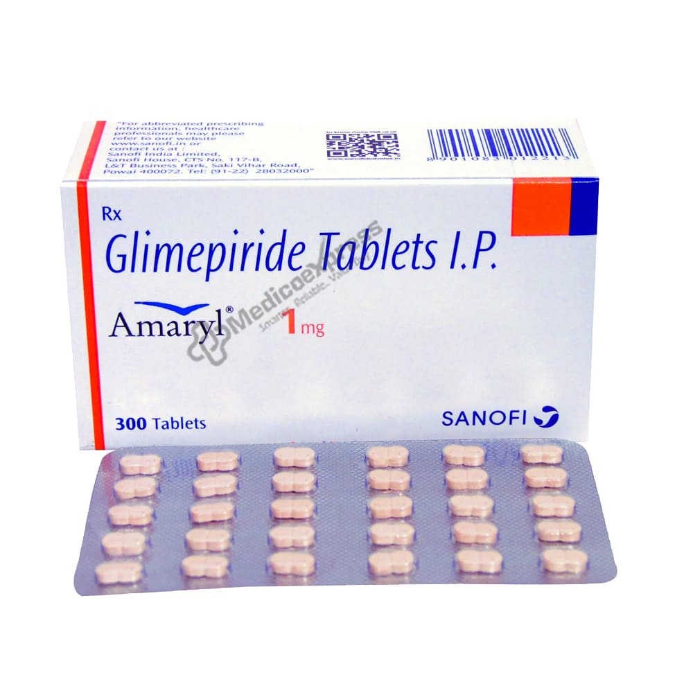 Amaryl 1mg Tablet 30's