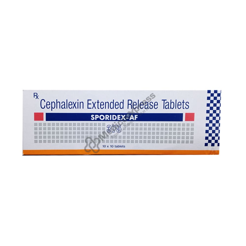 Sporidex Af 375 Tablet 10's