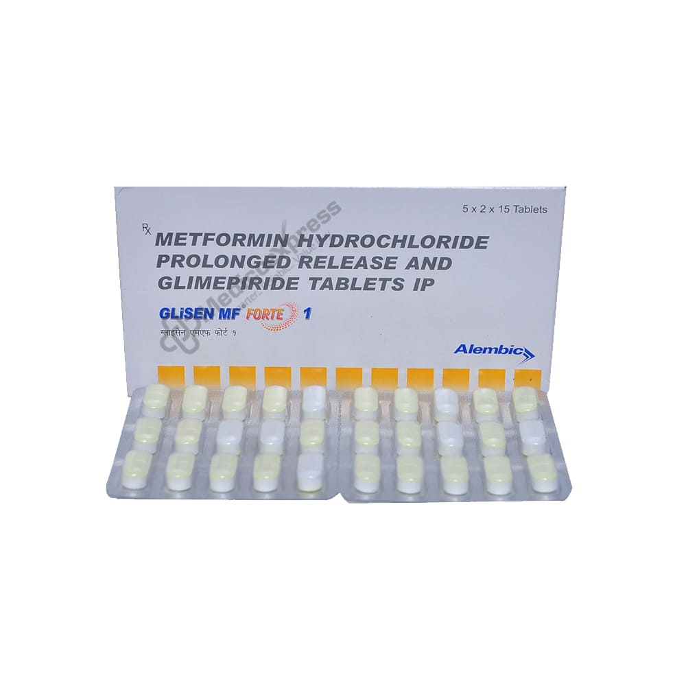 Glisen Mf Forte 1 Tablet 15's