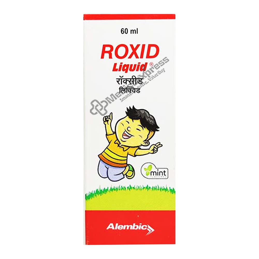 Roxid 50mg/5ml Mint Flav Liquid 60ml
