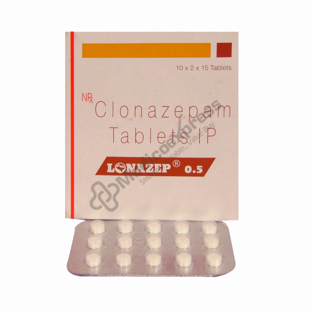 Lonazep 0.5mg Tablet 15'S