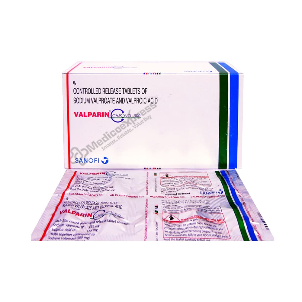 Valparin Chrono 500 Tablet 10's