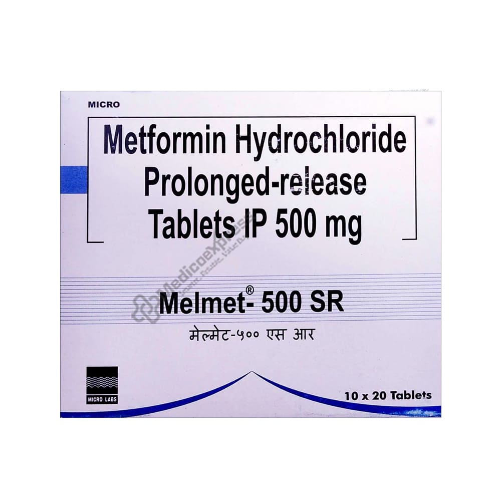 Melmet 500 Sr Tablet 20's