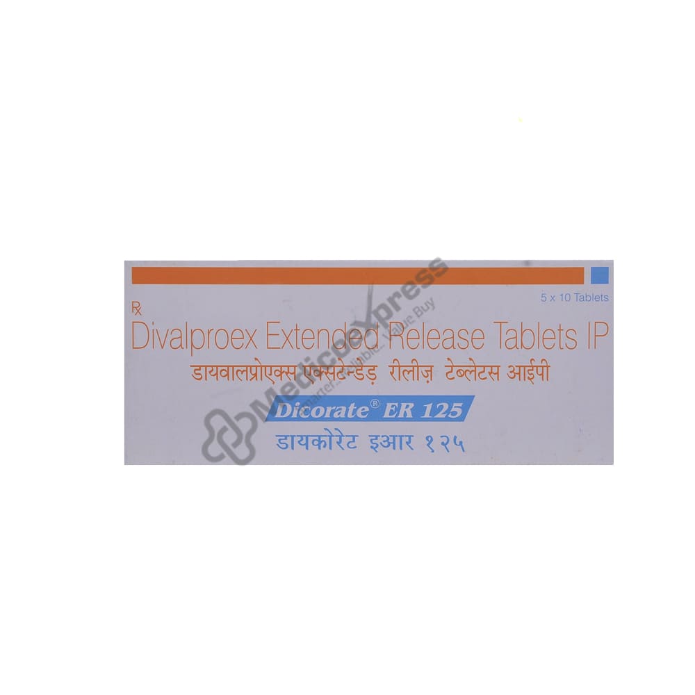 Dicorate ER 125 Tablet 10's