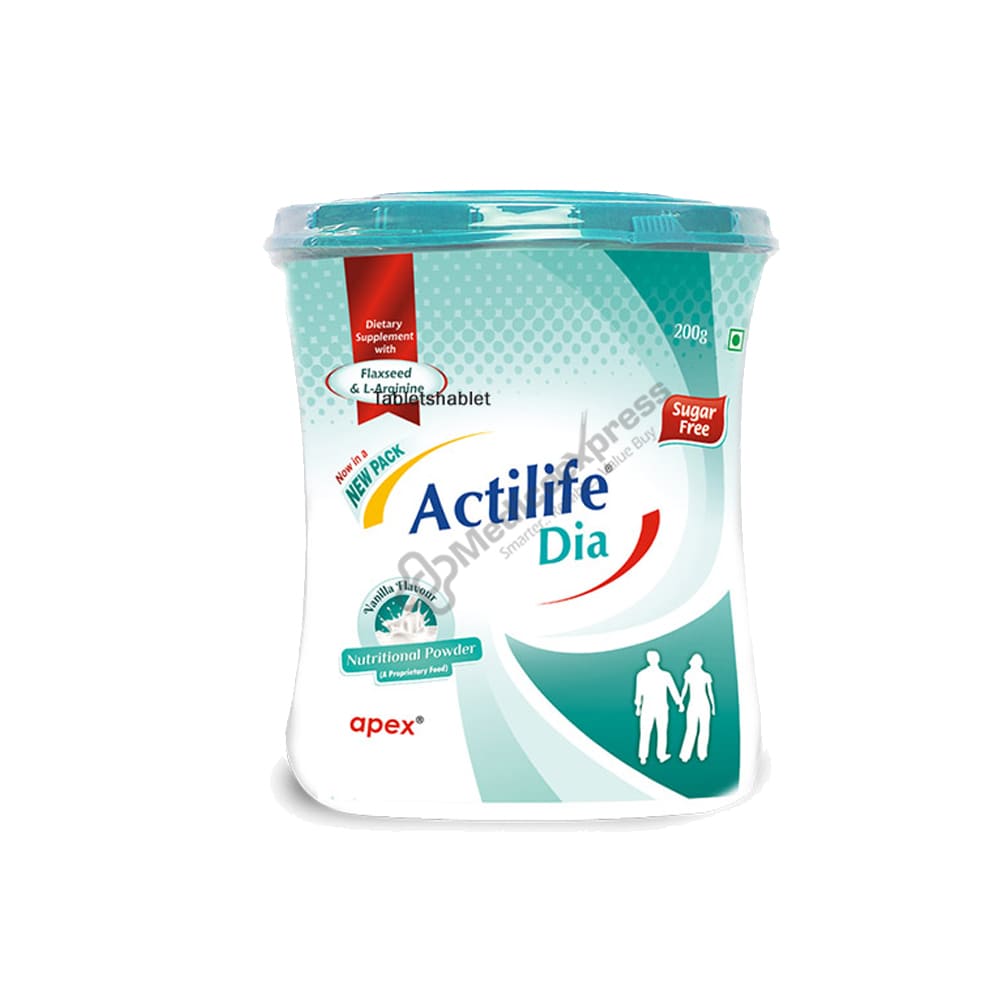 Actilife Dia S/F Vanilla Flav Powder 200gm