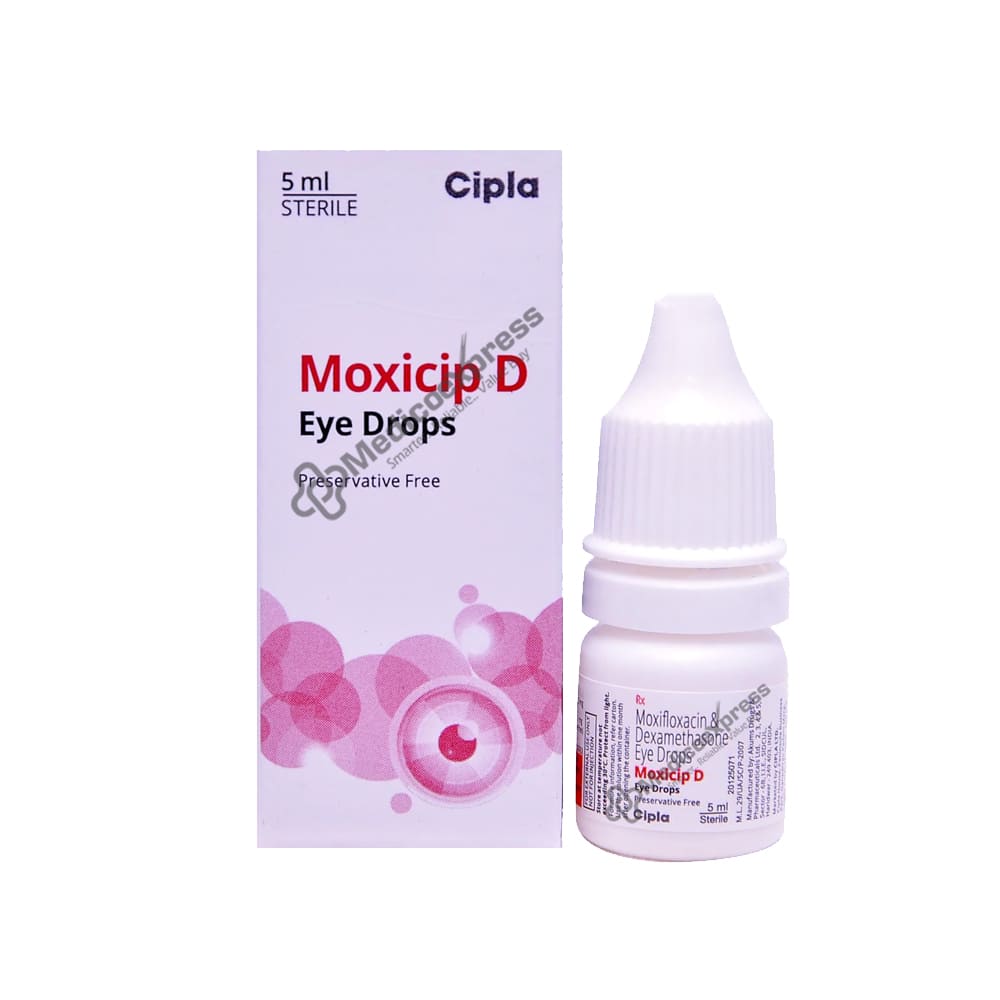 Moxicip D Eye Drops 5 ml