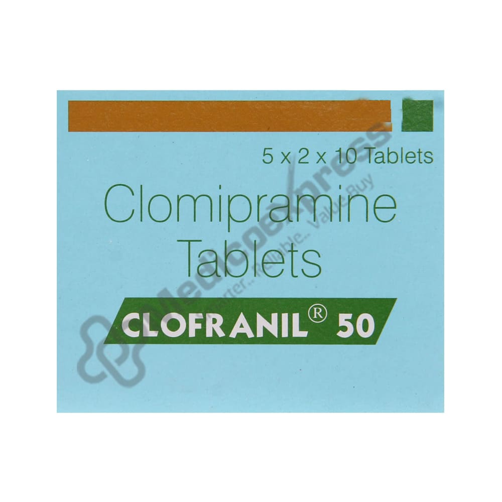 Clofranil 50mg Tablet 10's
