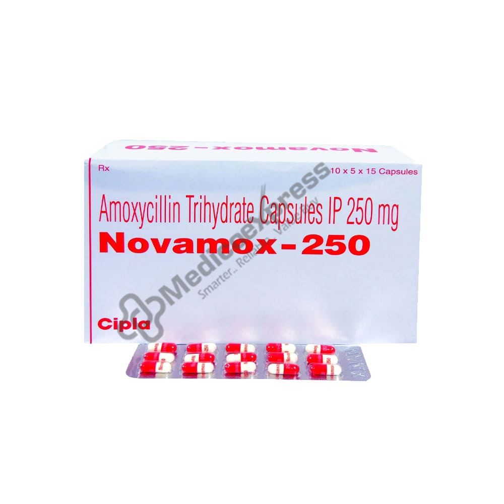 Novamox 250 Capsule 15's