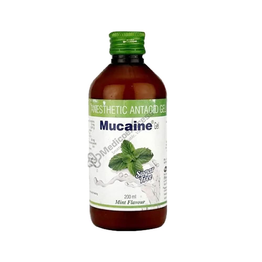 Mucaine Gel Mint Sugar Free 200ml
