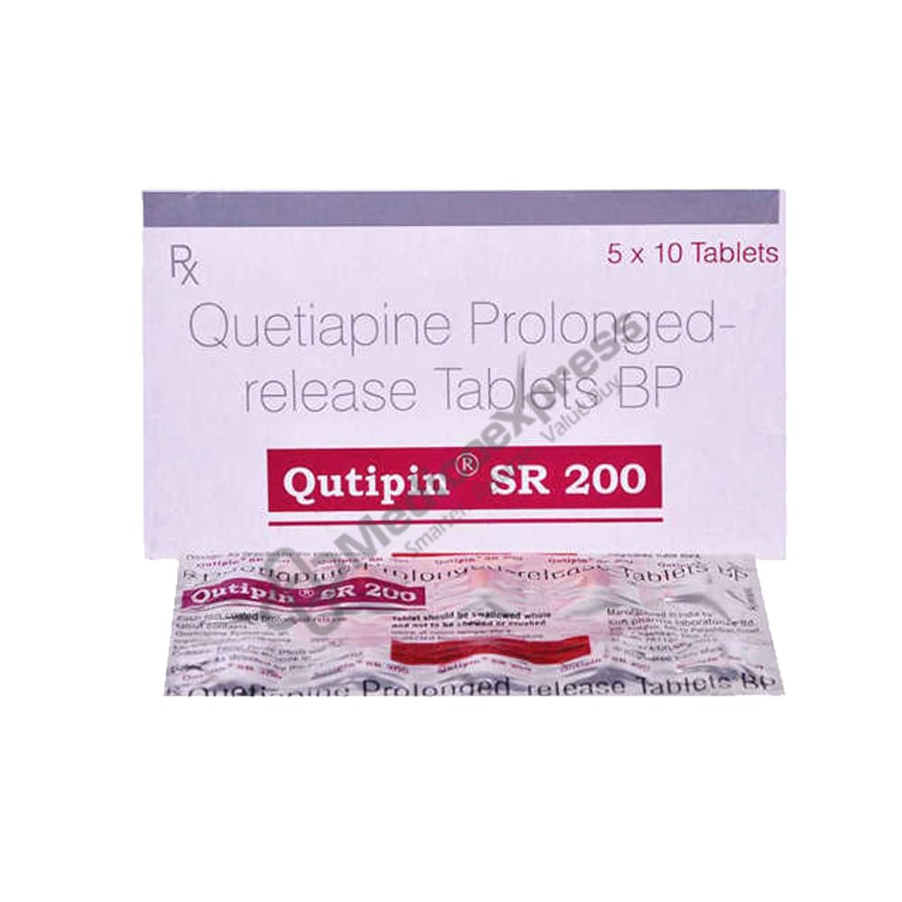 Qutipin SR 200mg Tablet 10'S