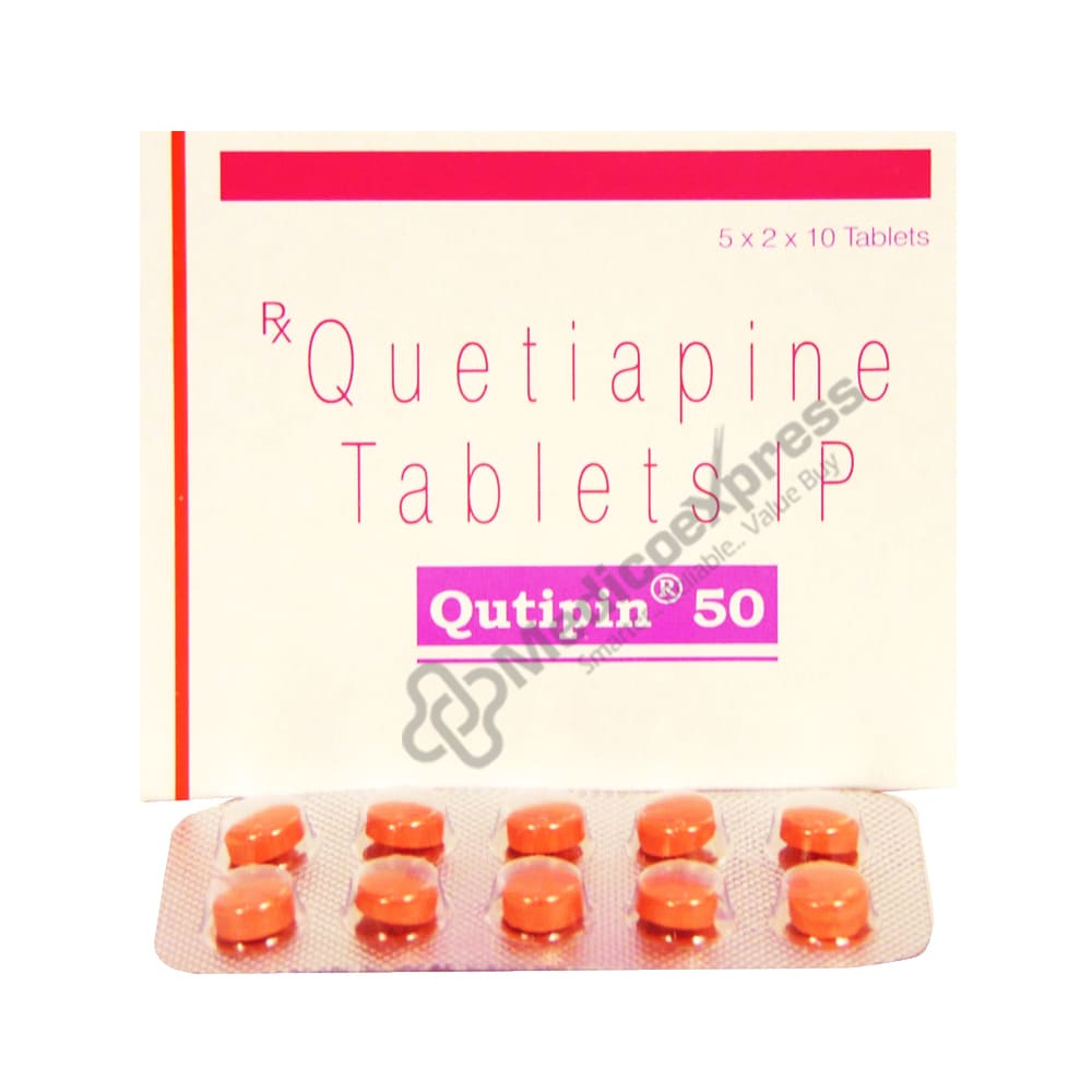 Qutipin 50mg Tablet 10'S
