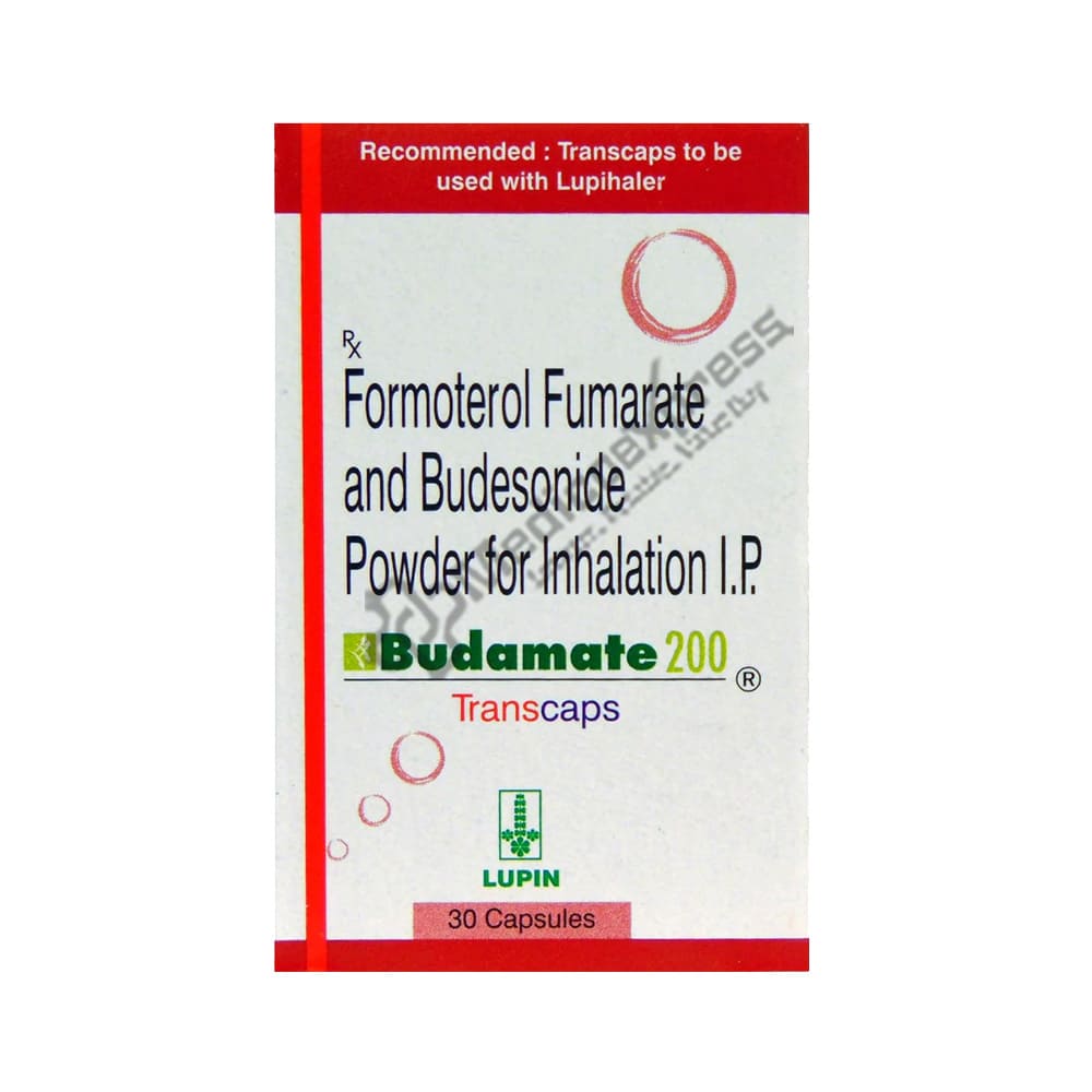 Budamate 200 Transcaps 30's