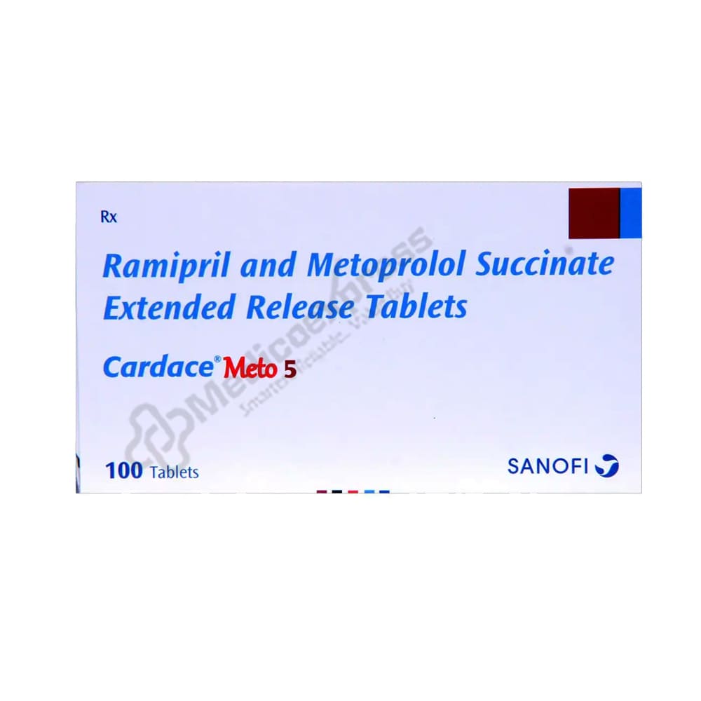 Cardace Meto 5 Tablet 10's