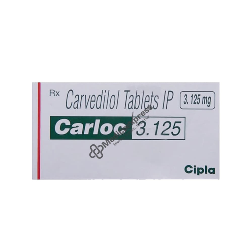 Carloc 3.125mg Tablet