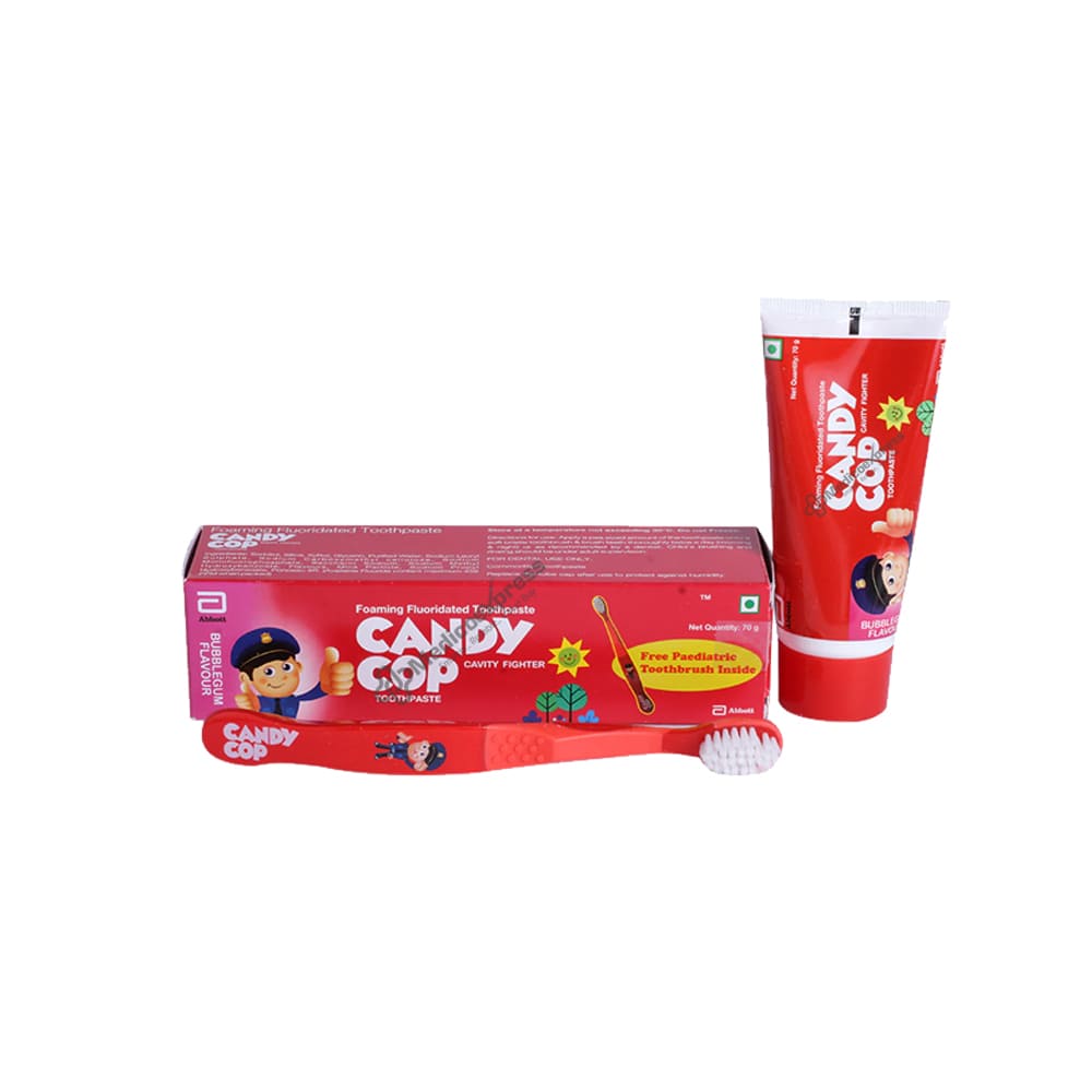 Candy Cop Bubblegum Flavour Tooth Paste 70gm