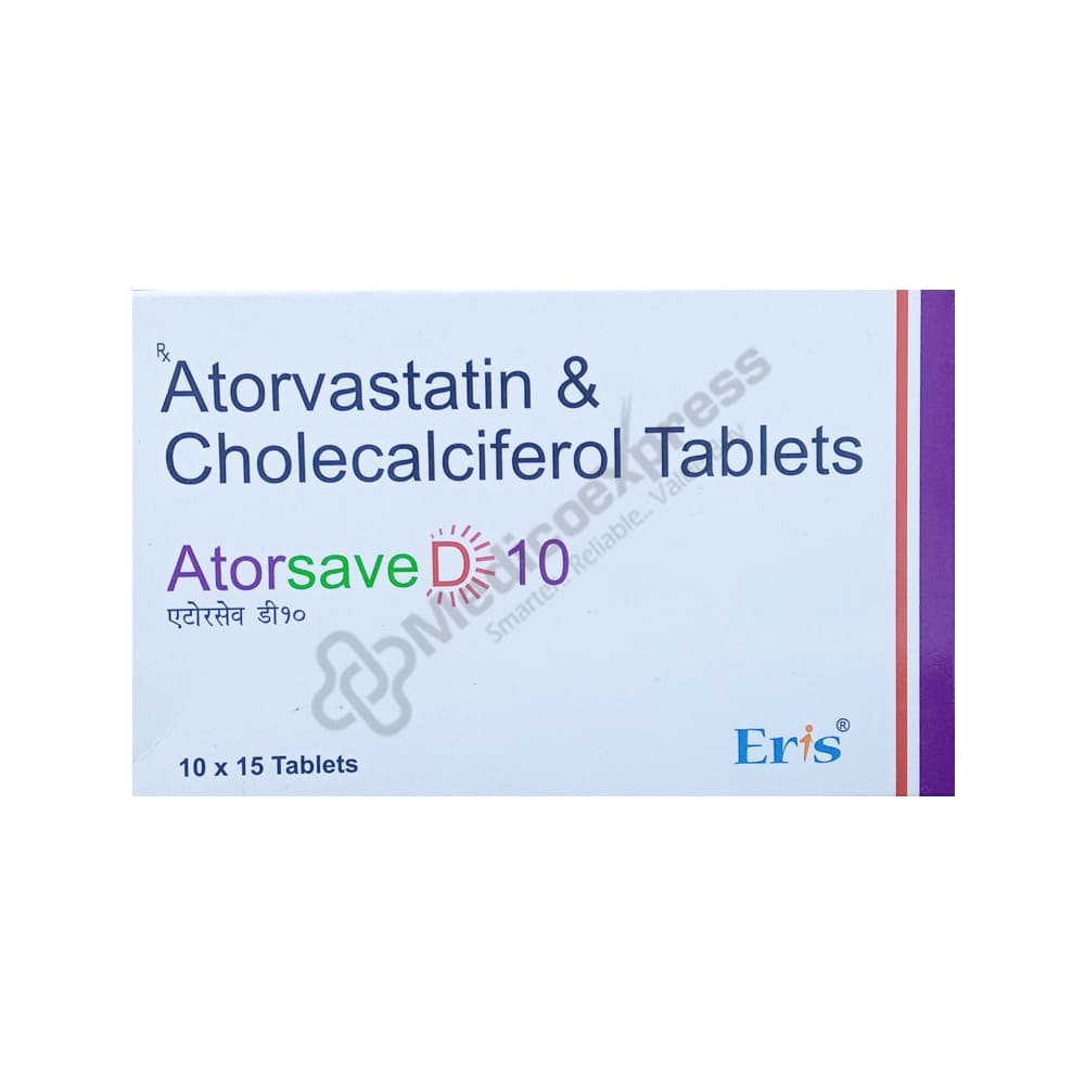 Atorsave 10 Tablet 15's