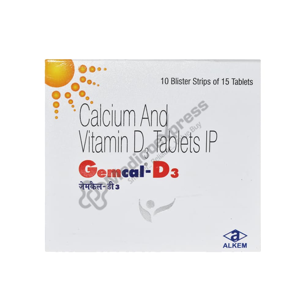 Gemcal D3 Tablet 15's