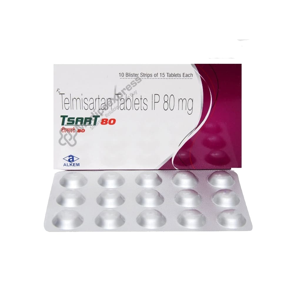 Tsart 80mg Tablet 15's