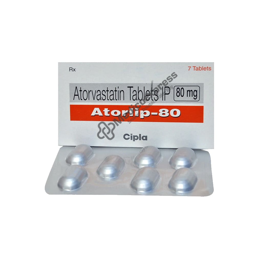 Atorlip 80mg Tablet 7's