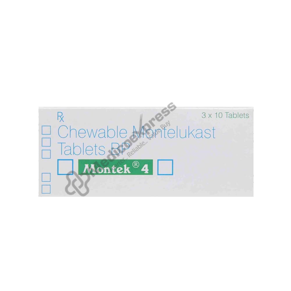 Montek 4mg Tablet 10's