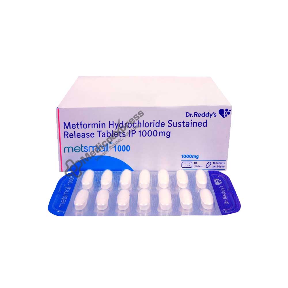 Metsmall 1000mg Tablet 14's