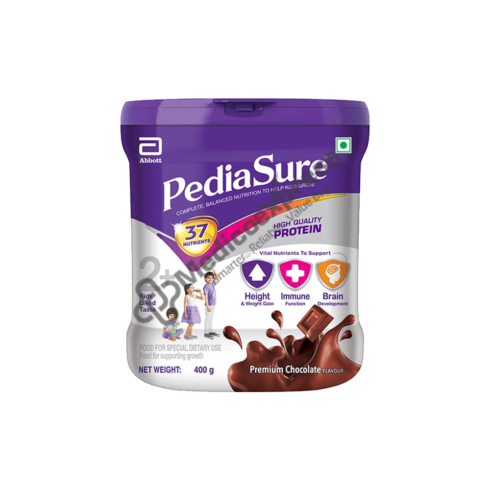 Pediasure Premium Chocolate Flavour Powder - Jar 400 gm
