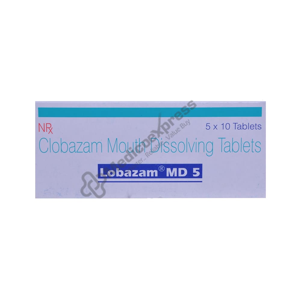 Lobazam MD 5mg Tablet 10'S