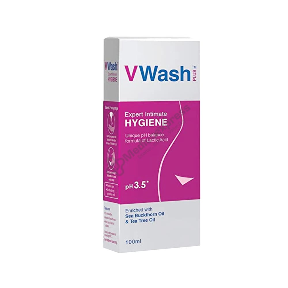 Vwash Plus Expert Intimate Hygiene Wash, 100ml