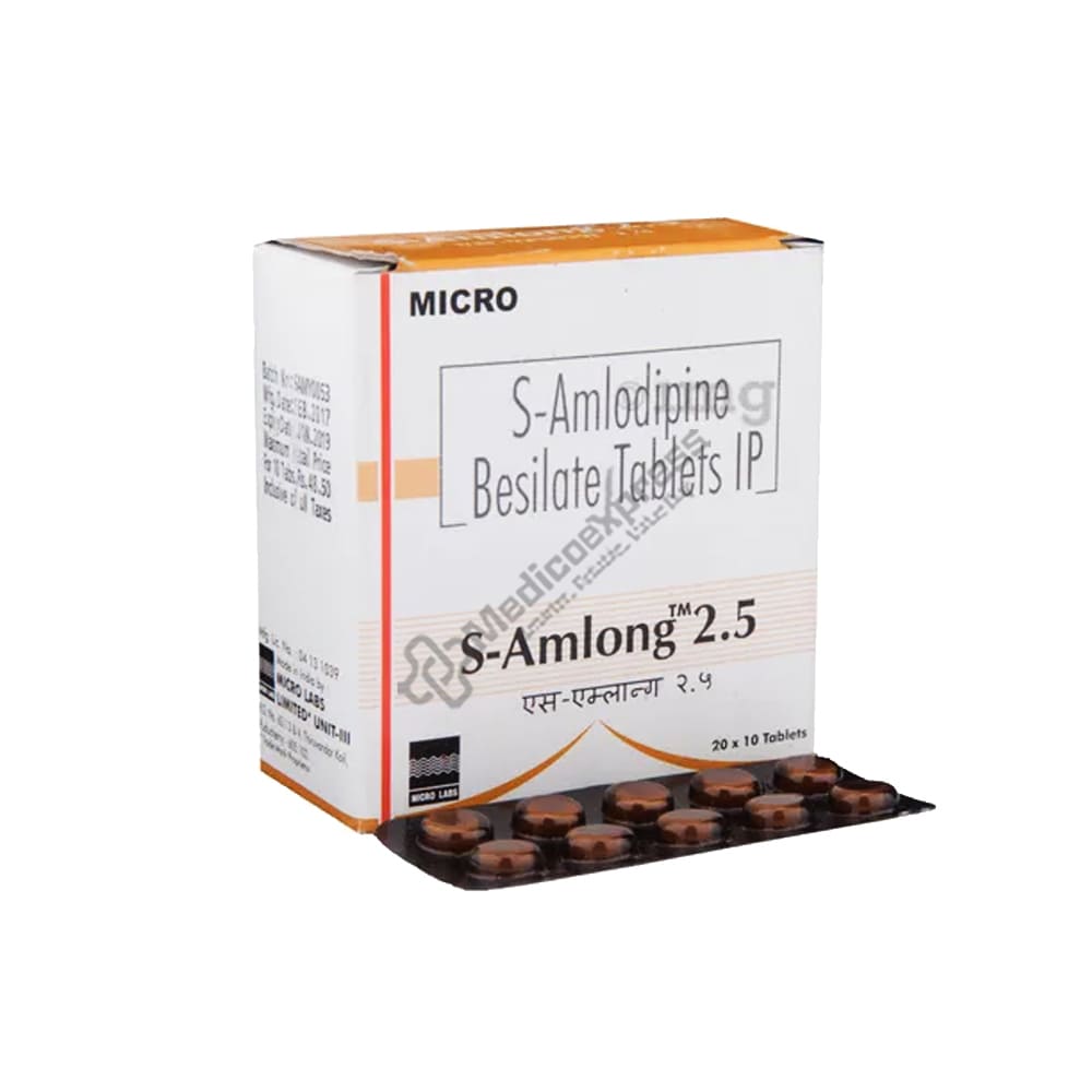 S Amlong 2.5mg Tablet
