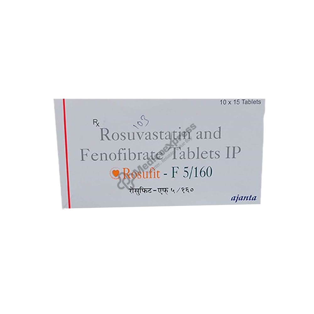 Rosufit F 5/160mg Tablet 15's