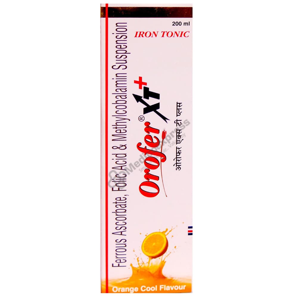 Orofer Xt Plus Iron Tonic Orange Suspension 200 ml