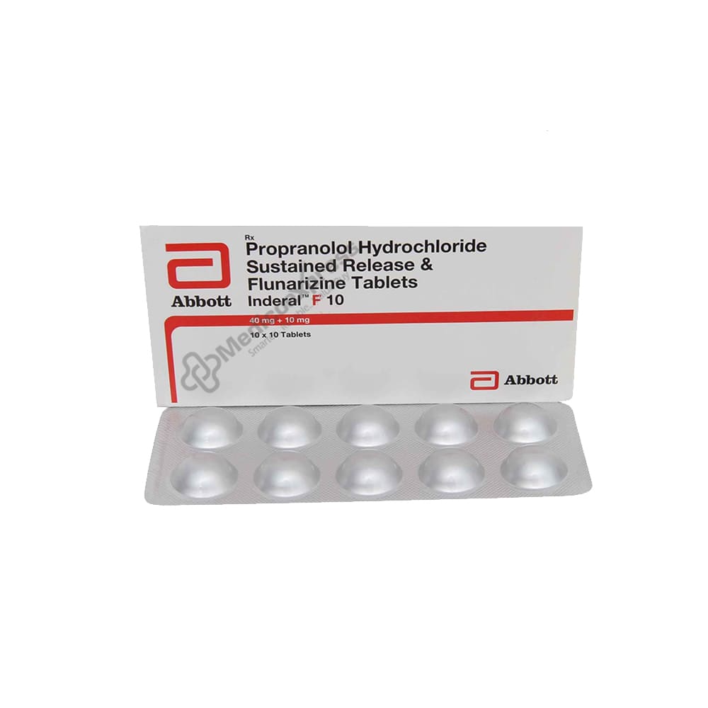 Inderal F 10 Tablet 10's
