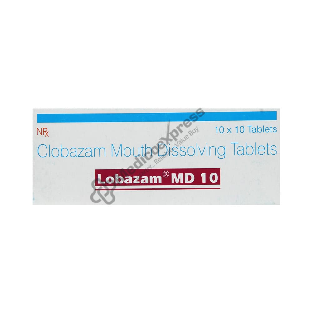 Lobazam MD 10mg Tablet 10'S