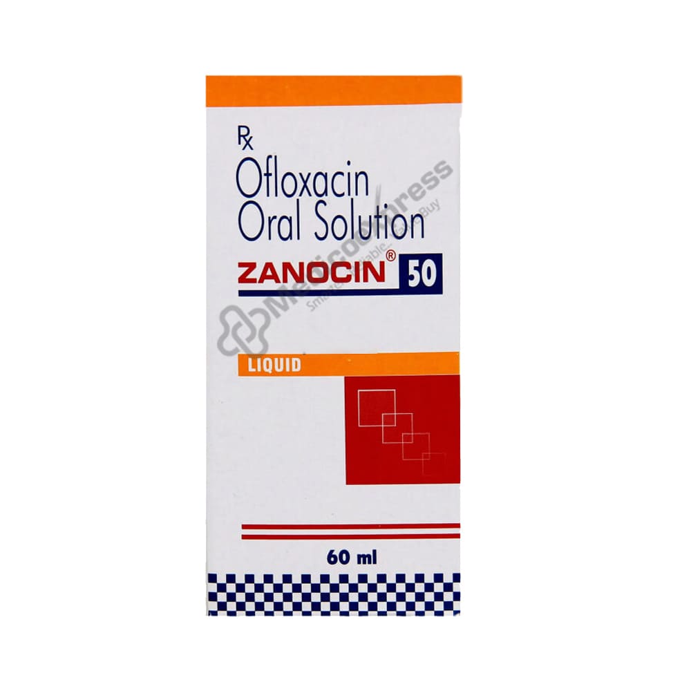 Zanocin 50mg Syrup 60ml