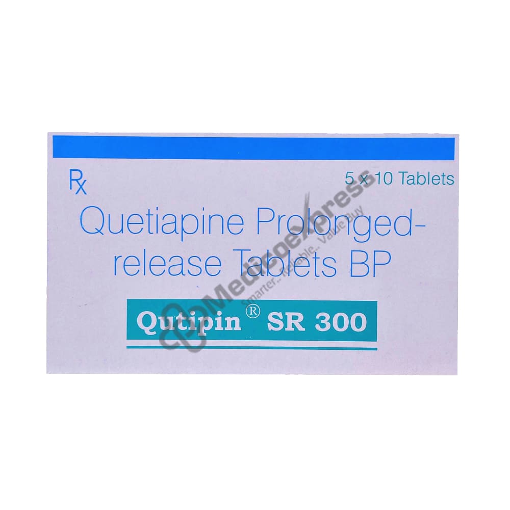 Qutipin SR 300mg Tablet 10'S